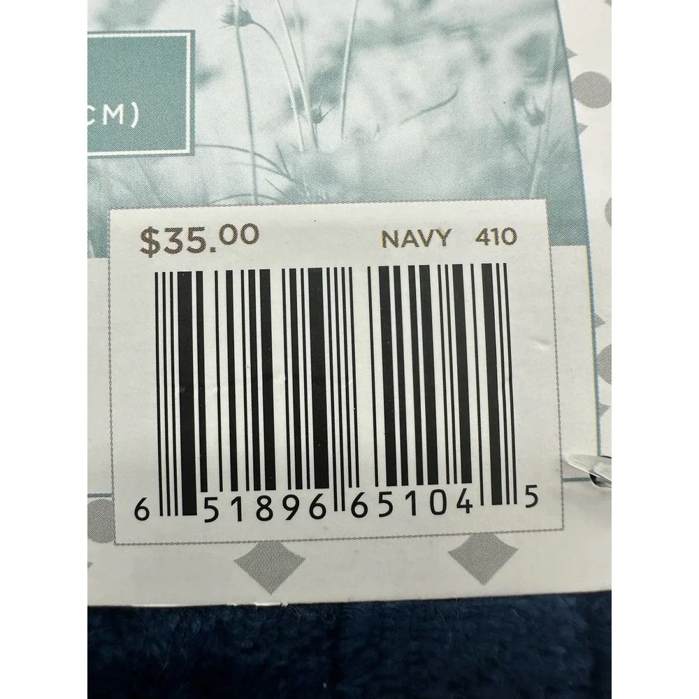 Infinity Home 50‎ x 60 Textured Throw, Navy, 50